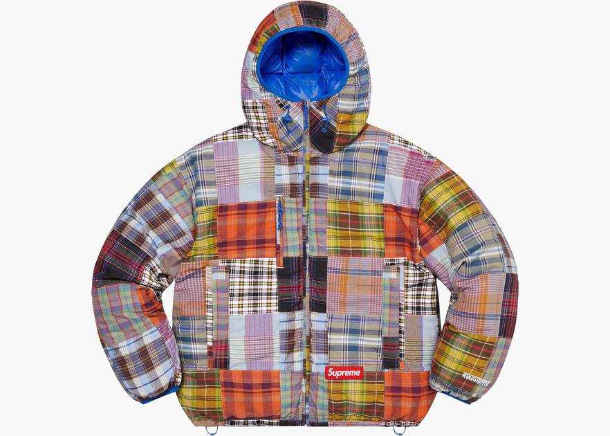 Supreme Madras Reversible WINDSTOPPER Puffer Jacket Multicolor | Hype ...