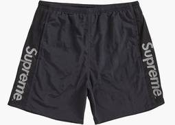 Supreme Mesh Panel Water Short Black | Hype Clothinga