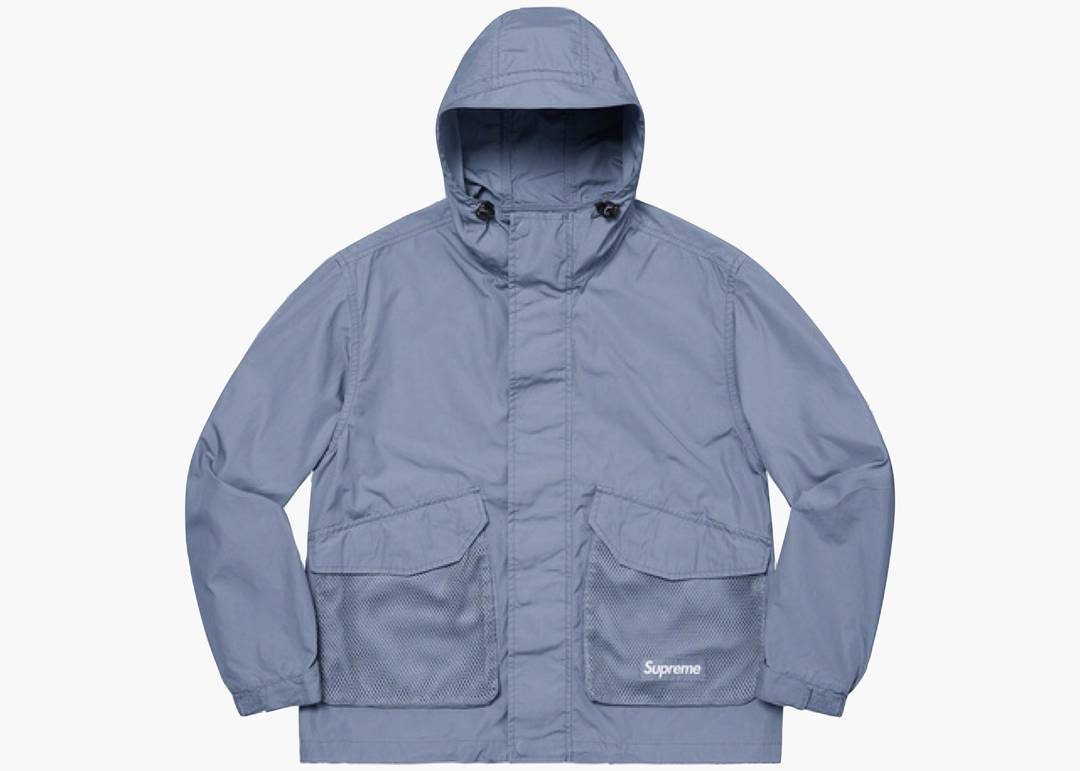 Supreme Mesh Pocket Cargo Jacket Slate