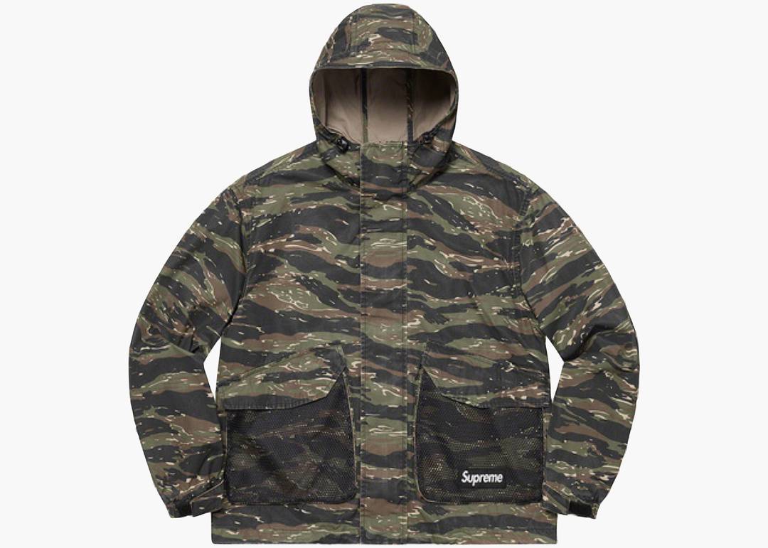 Supreme Mesh Pocket Cargo Jacket Tigerstripe Camo