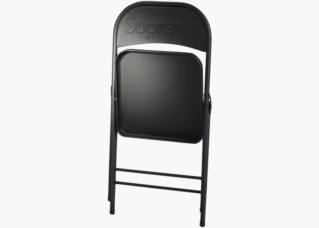 Supreme Metal Folding Chair Black