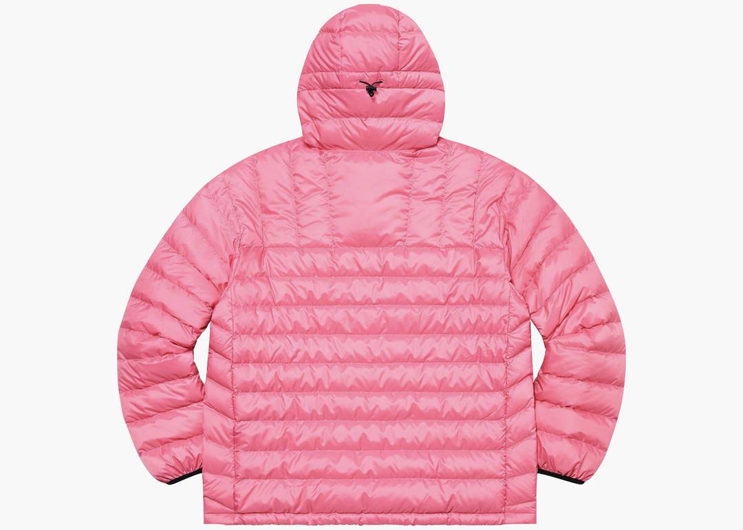 Supreme Micro Down Half Zip Hooded Pullover (FW21) Pink | Hype