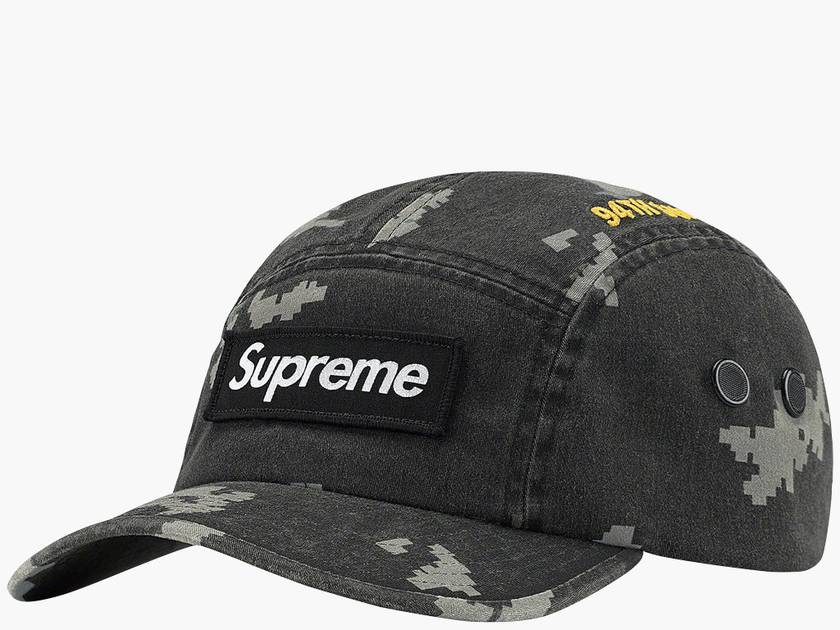 Supreme Military Camp Cap Black Russian Camo