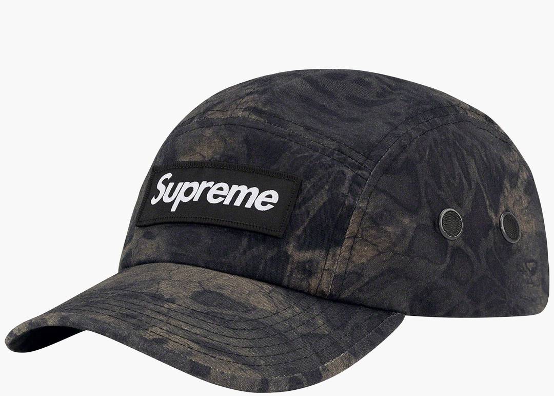 Supreme Military Camp Cap (SS22) Black Prym1 Camo | Hype Clothinga