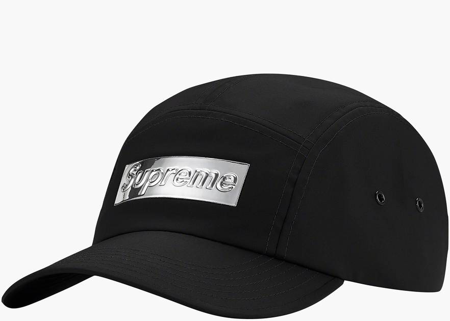 Supreme Mirror Camp Cap Black | Hype Clothinga