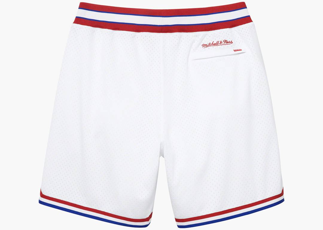 Supreme Mitchell & Ness Basketball Short White Supreme Mitchell & Ness Basketball Short White