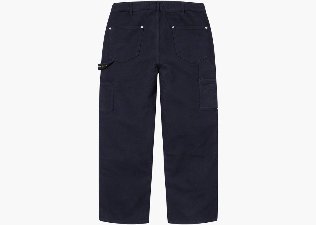 Supreme Moleskin Double Knee Painter Pant Navy   Hype Clothinga