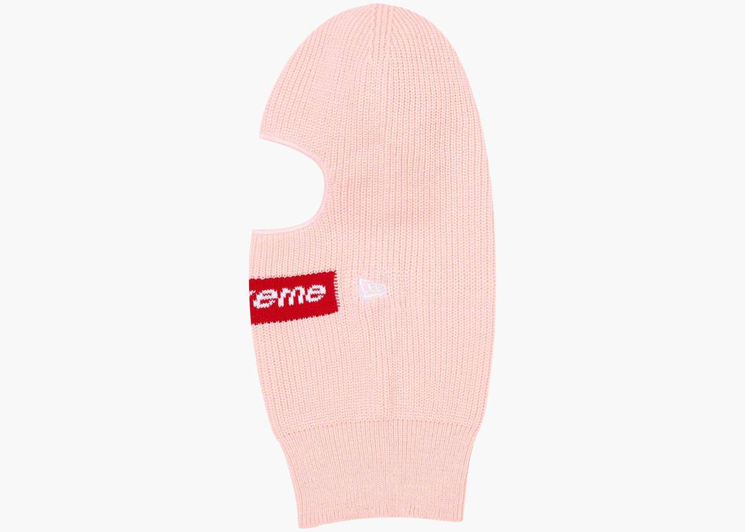 Supreme x New Era Box Logo Knitted Balaclava - White