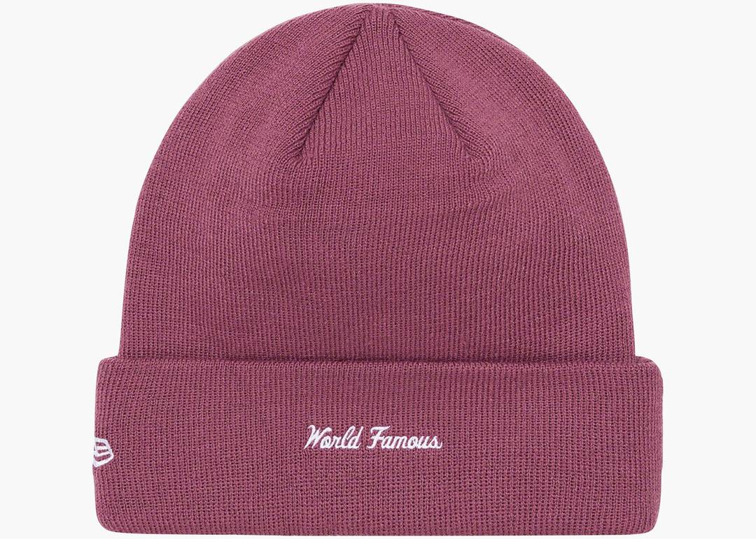 Supreme New Era Box Logo Beanie (FW21) Plum | Hype Clothinga