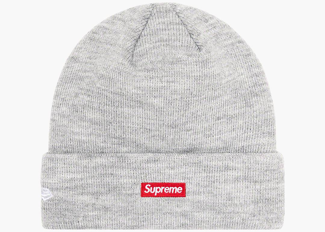 Supreme New Era S Logo Beanie (Grey)