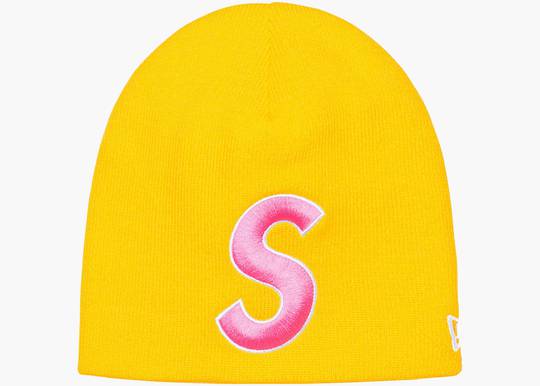 x New Era S Logo beanie hat
