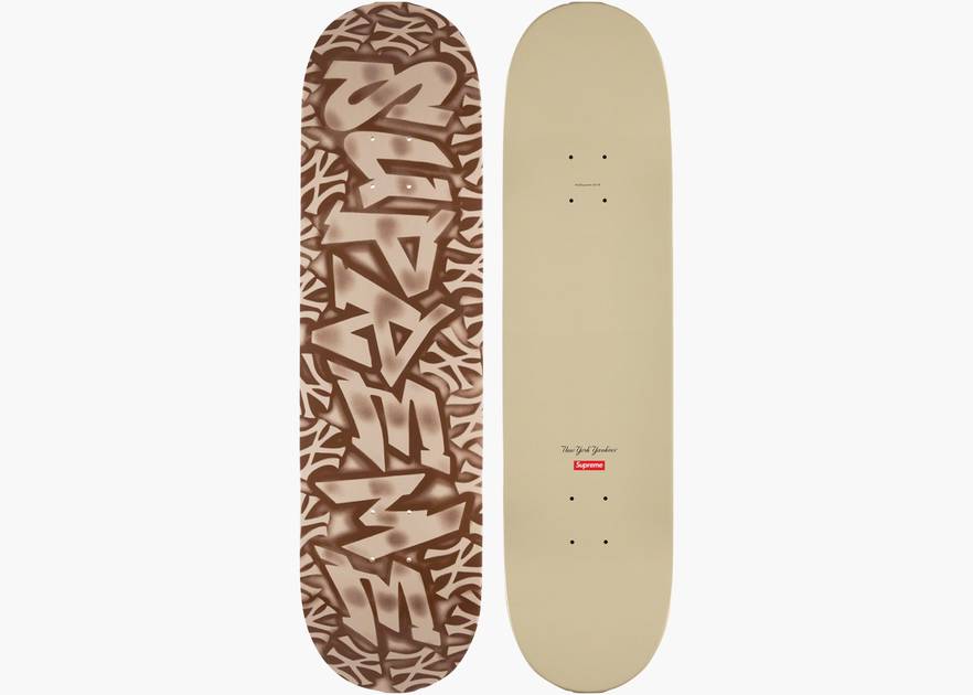 Supreme New York Yankees Airbrush Skateboard Deck Clay