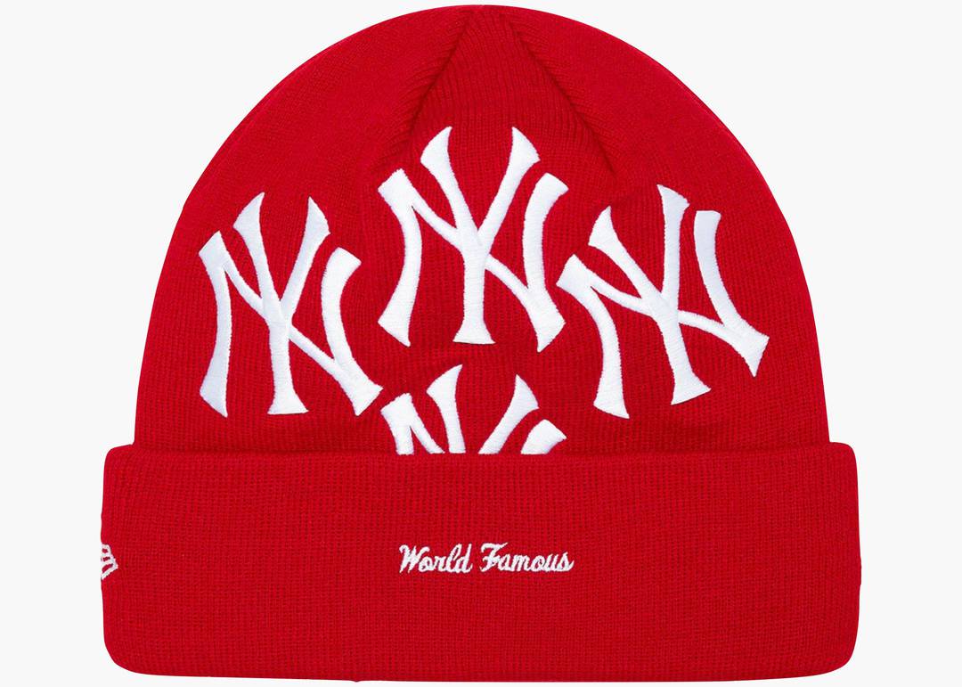 Supreme New York Yankees Box Logo Beanie - Black for Men