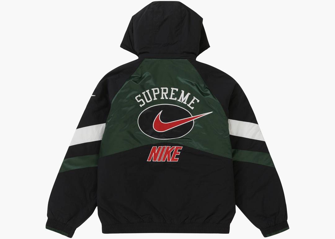 Supreme Nike Hooded Sport Jacket Green Supreme Nike Hooded Sport Jacket Green
