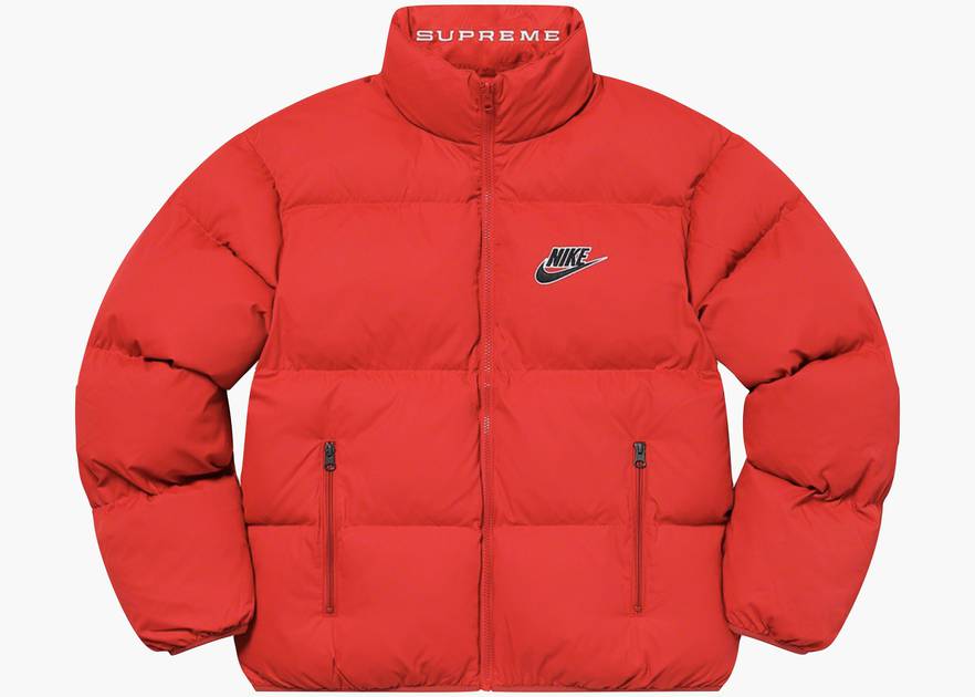 Supreme Nike Reversible Puffy Jacket Red