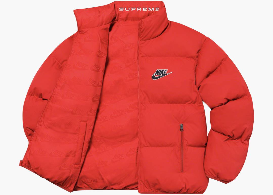 Supreme Nike Reversible Puffy Jacket Red