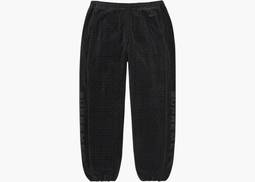 Supreme Nike Velour Track Pant Black