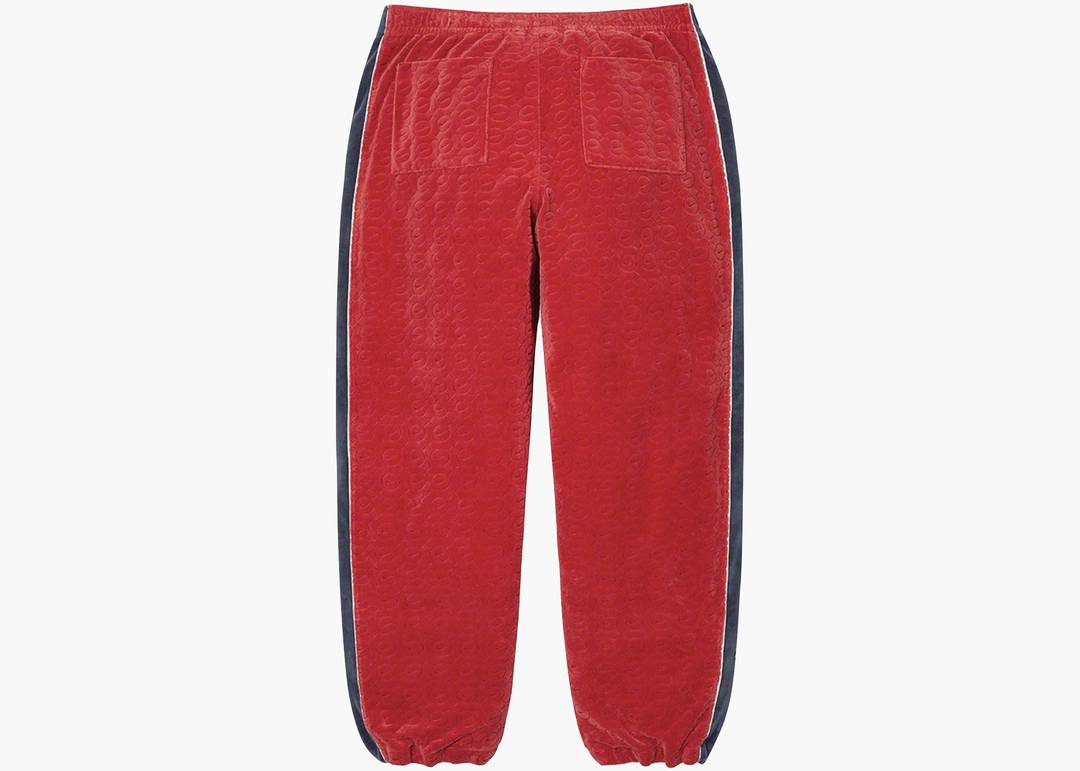 Supreme Nike Velour Track Pant Red