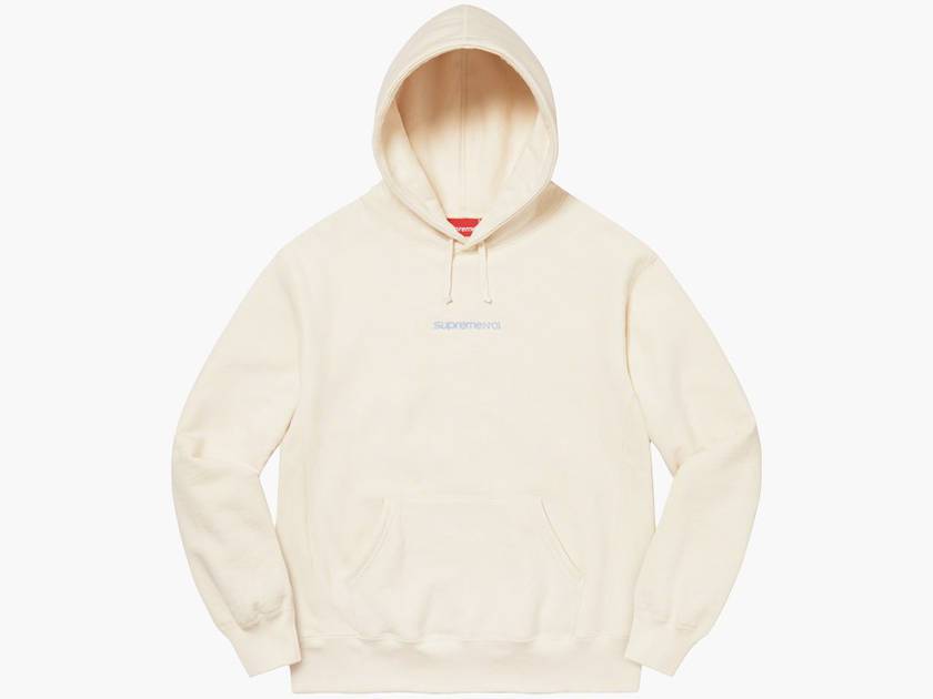 Supreme Number One Hooded Sweatshirt Natural | Hype Clothinga