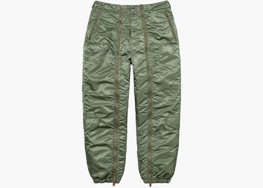 Supreme Nylon Flight Pant Olive | Hype Clothinga