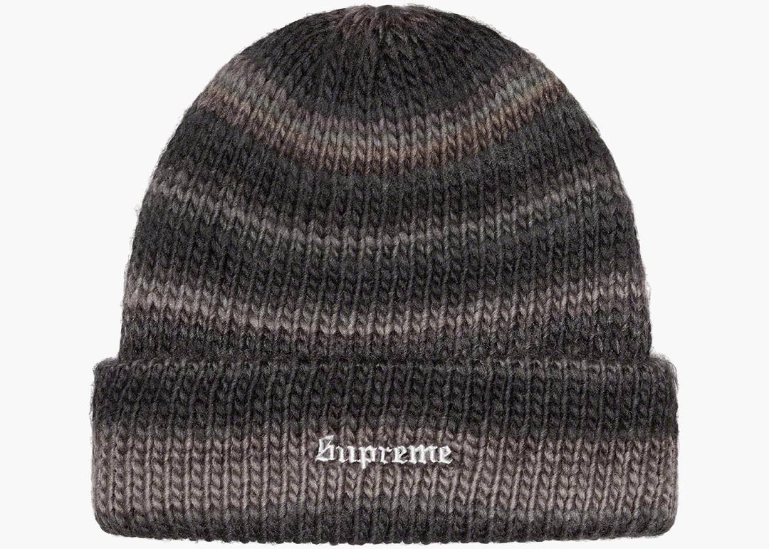 中華のおせち贈り物 Beanie Stripe Ombre Supreme ビーニー 黒 Black