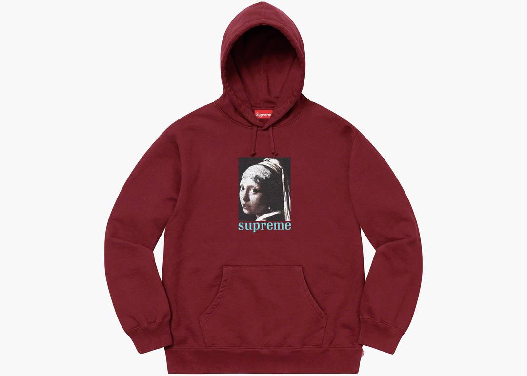 Supreme Pearl Hooded Sweatshirt Cardinal