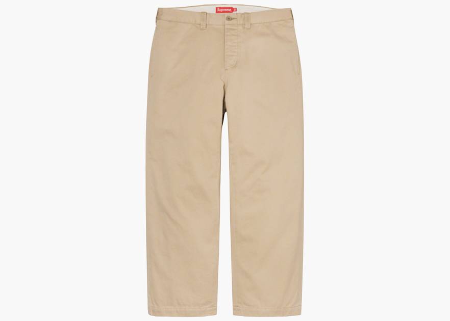 Supreme Pin Up Chino Pant Khaki | Hype Clothinga