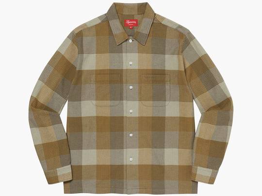 Supreme Plaid Flannel Shirt \