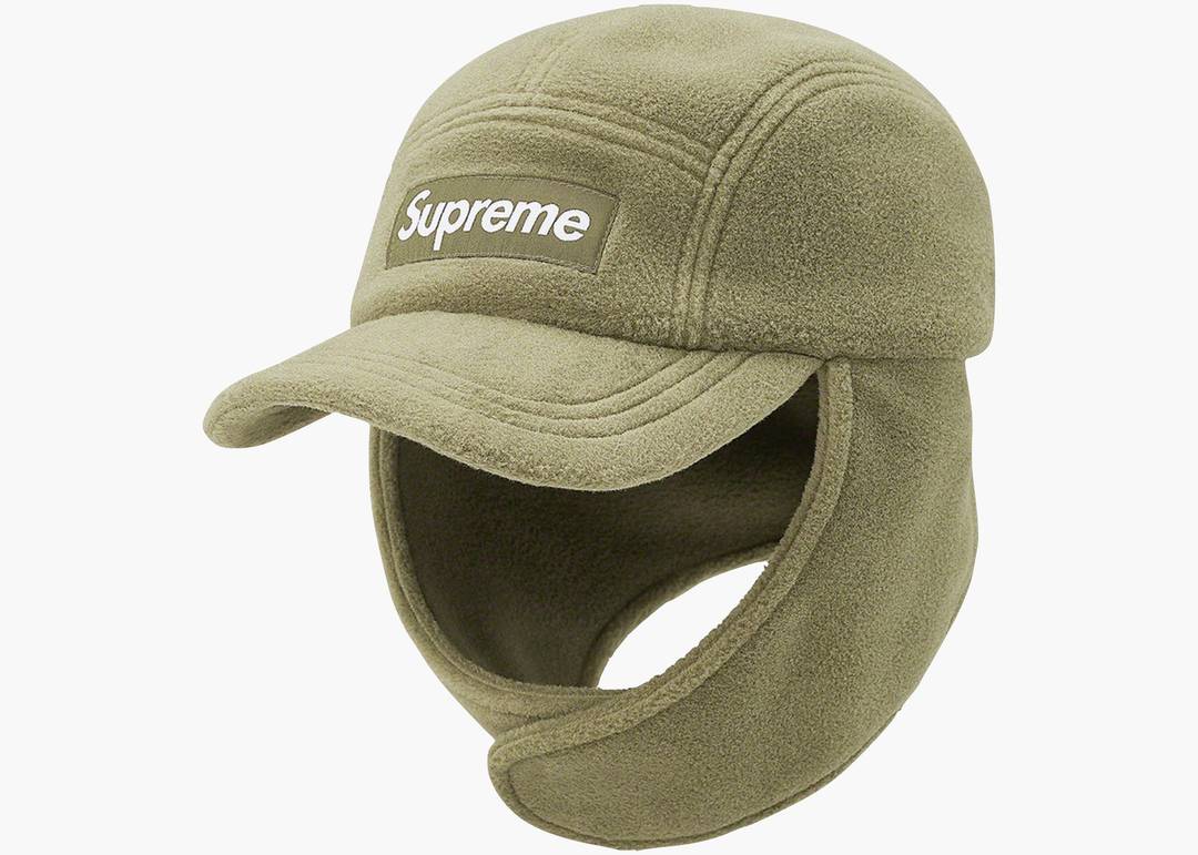 Supreme Polartec Earflap Camp Cap Light Olive | Hype Clothinga