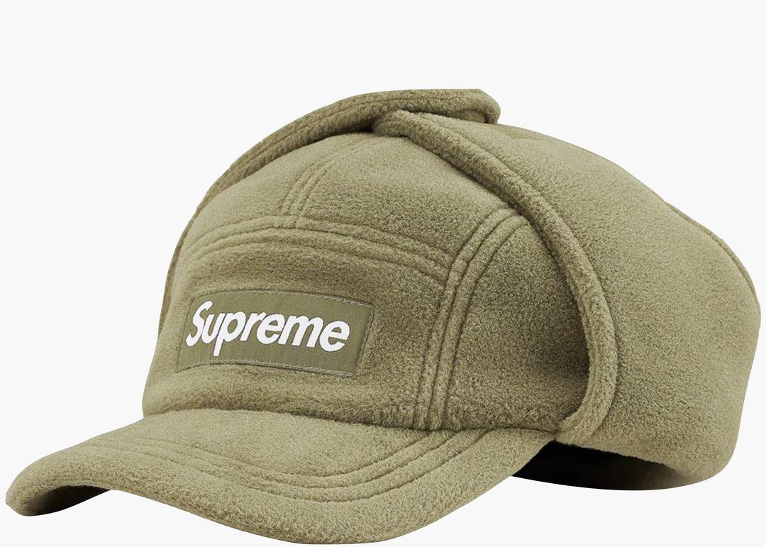 Supreme Polartec Earflap Camp Cap Light Olive | Hype Clothinga