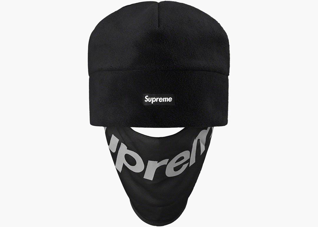 Supreme Polartec Facemask Beanie Black | Hype Clothinga