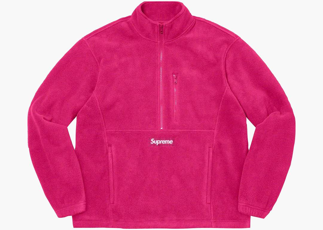 Supreme Polartec Half Zip Pullover (FW21) Magenta | Hype Clothinga