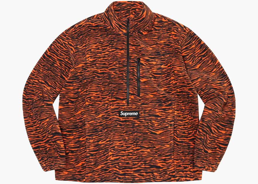 Supreme Polartec Half Zip Pullover (FW21) Tiger | Hype Clothinga