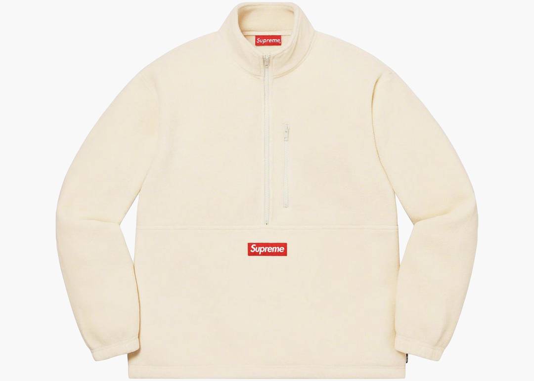 Supreme Polartec Half Zip Pullover Natural