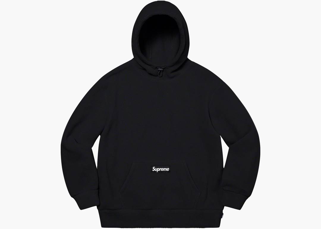 Supreme Polartec Hooded Sweatshirt Black