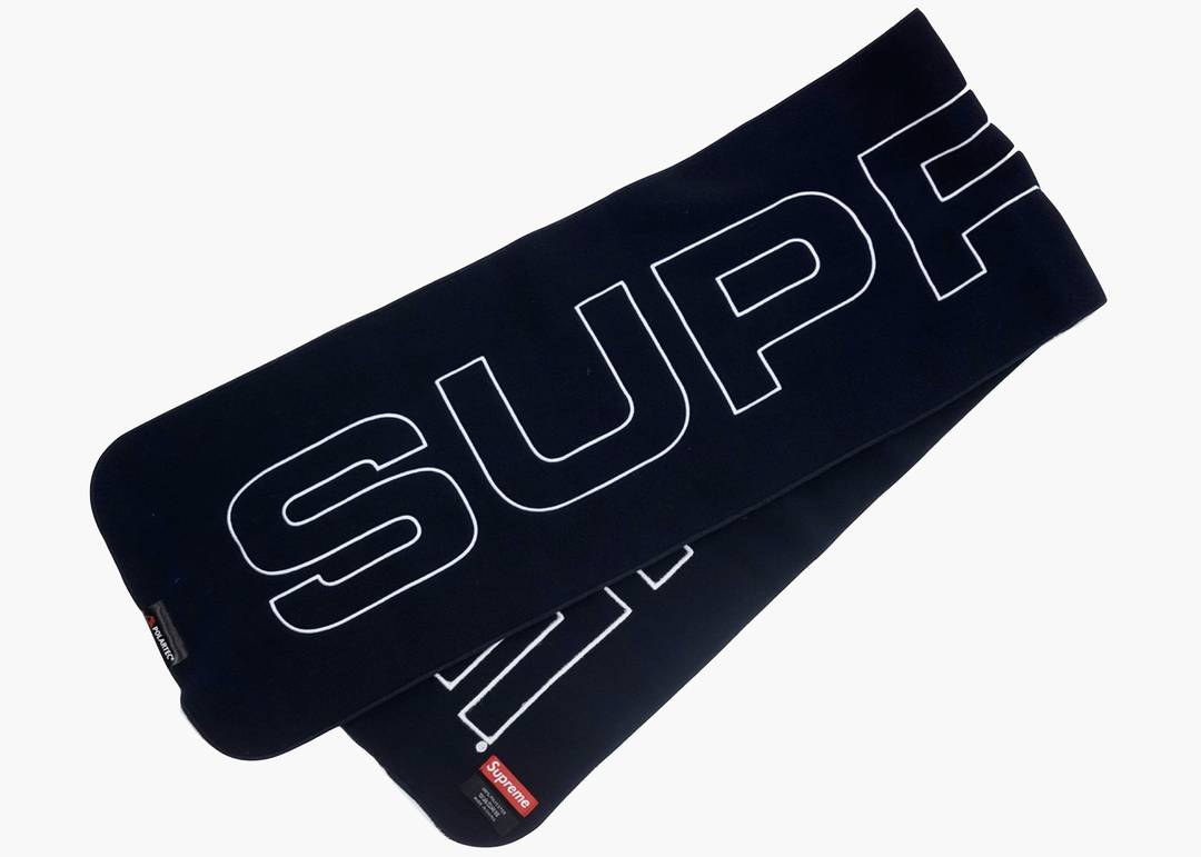 破格値2024Supreme polartec Logo scarf マフラー フリース マフラー