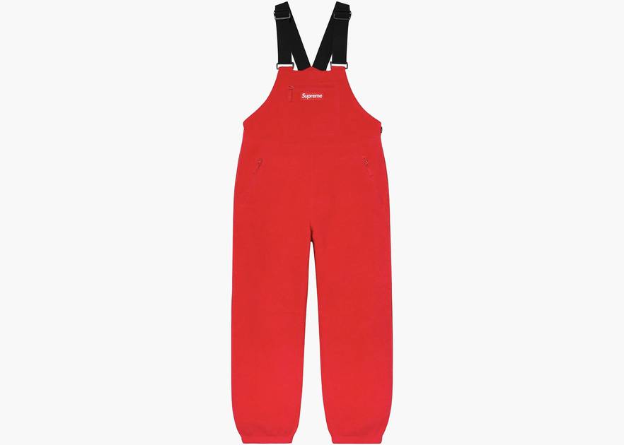 Supreme Polartec Overalls Red | Hype Clothinga