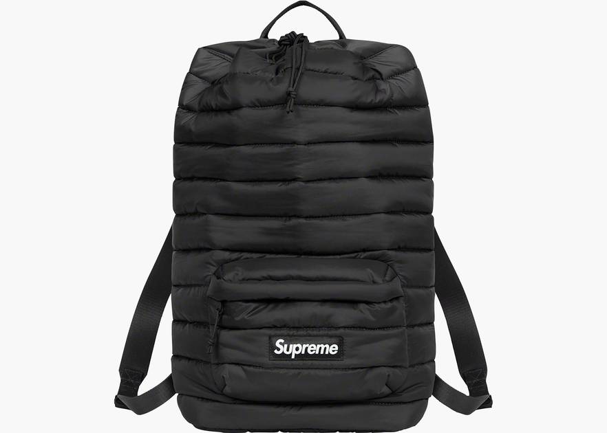 Supreme Puffer Backpack Black - FW22 - US