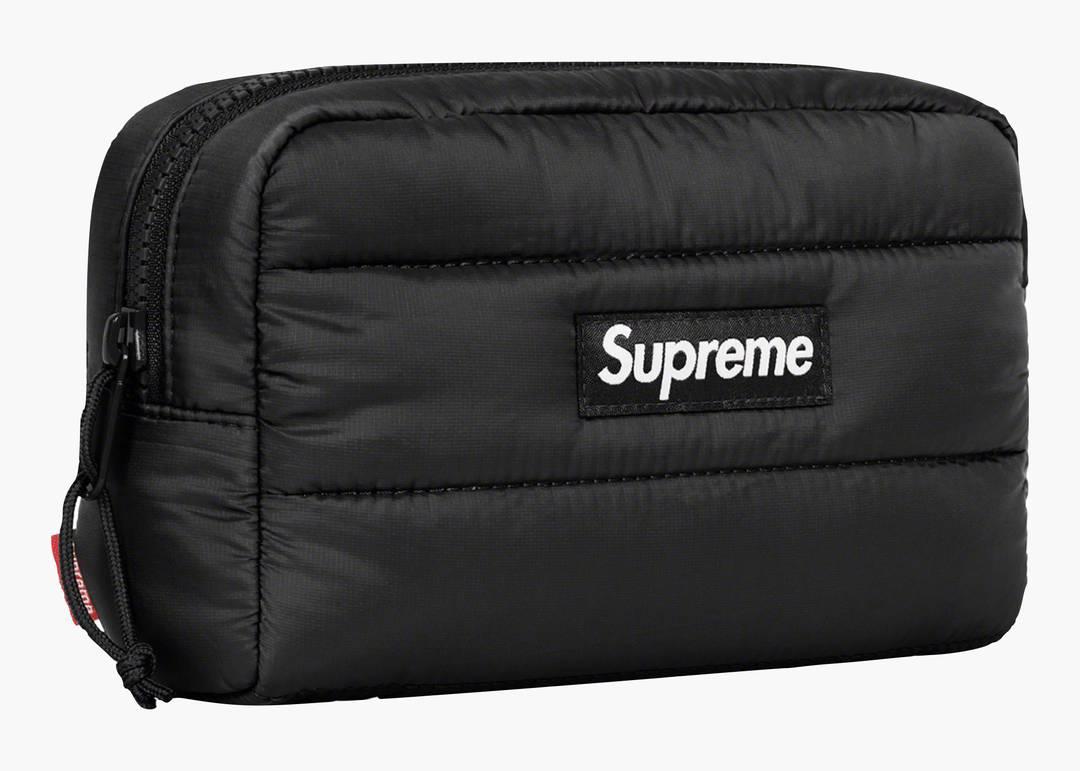 低価最安値Supreme Puffer Pouch Black シュプリーム ブラック バッグ