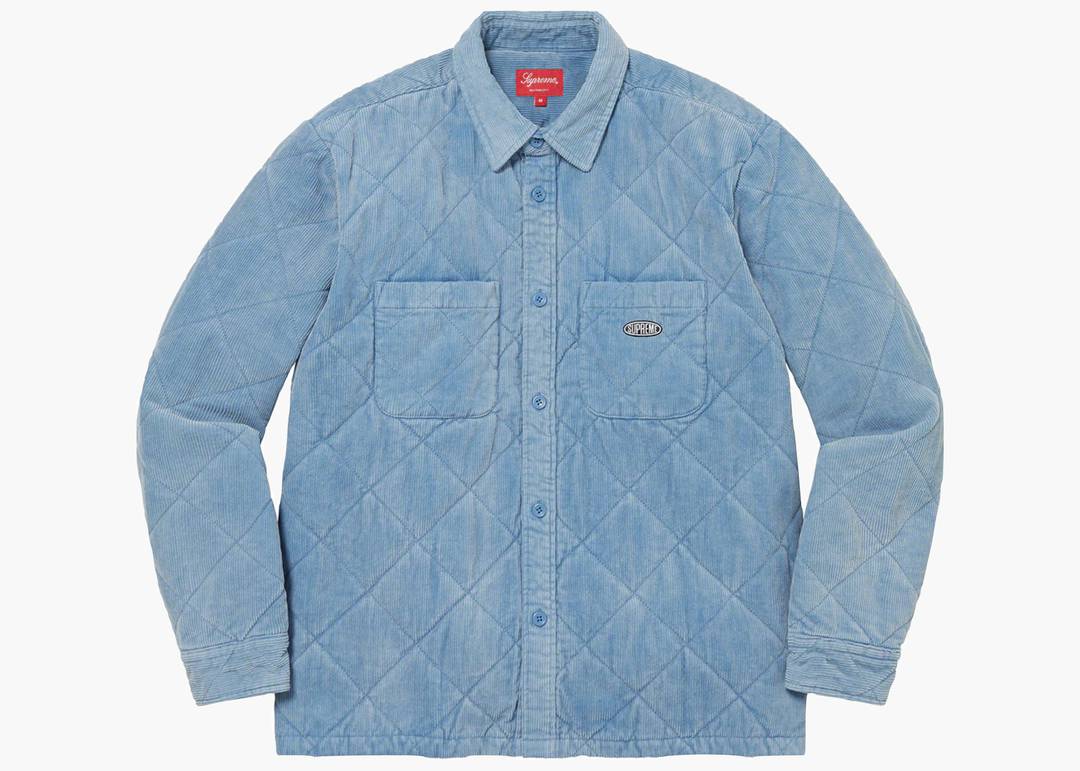 Supreme Quilted Corduroy Shirt Mサイズ-