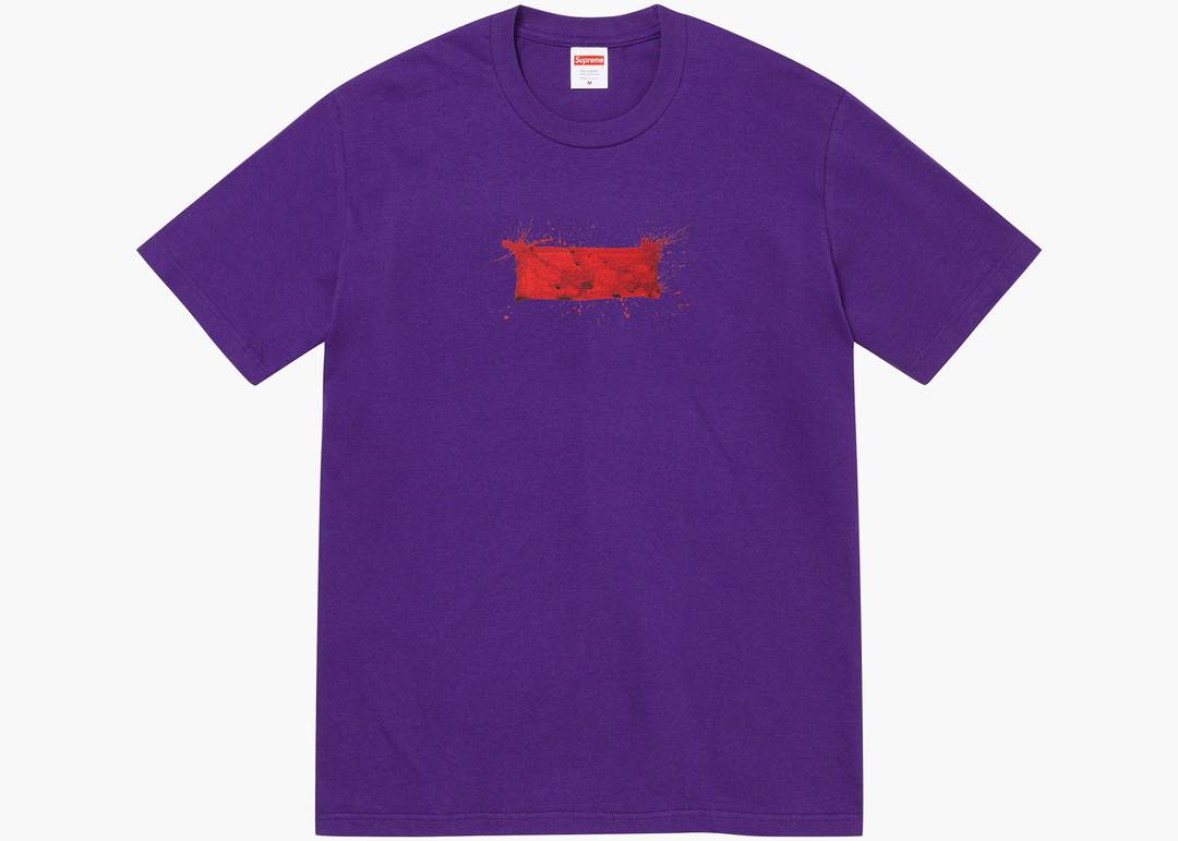 Supreme Ralph Steadman Box Logo Tee Purple | Hype Clothinga