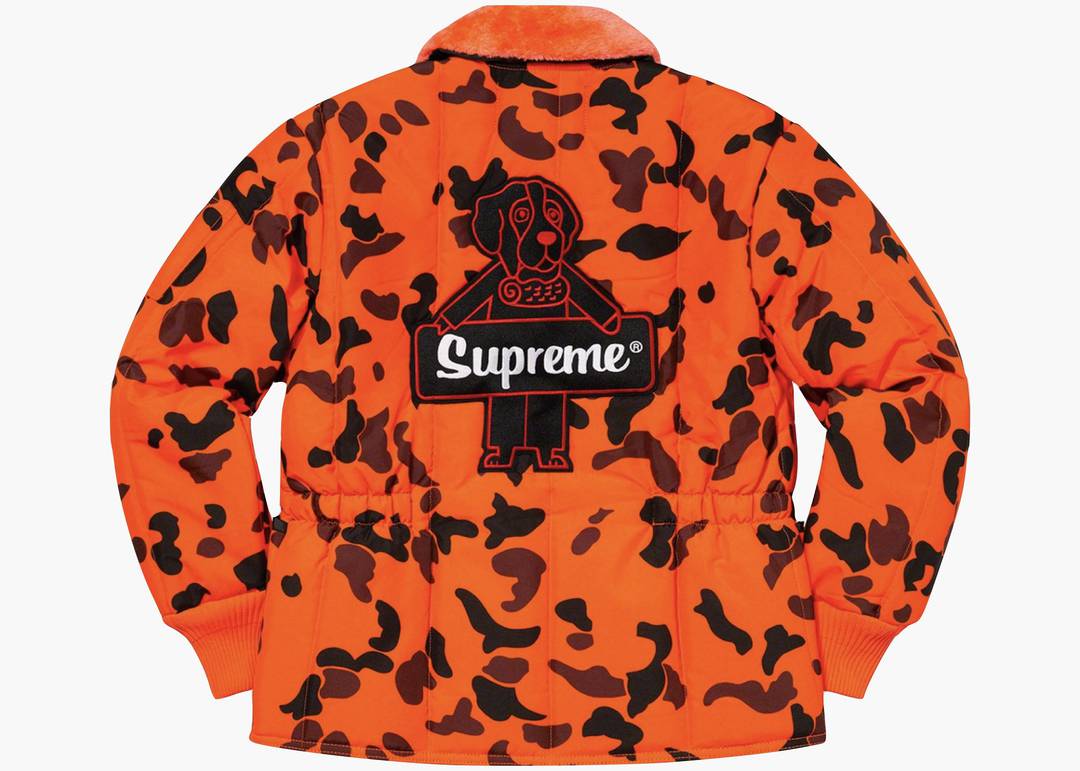 Supreme Canvas Clip Jacket Tan Camo