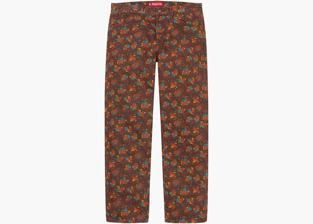 Supreme Regular Jean (SS22) Flowers | Hype Clothinga