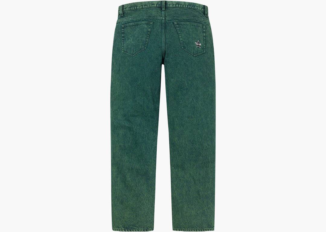 Supreme Regular Jean (SS23) Overdyed Green | Hype Clothinga