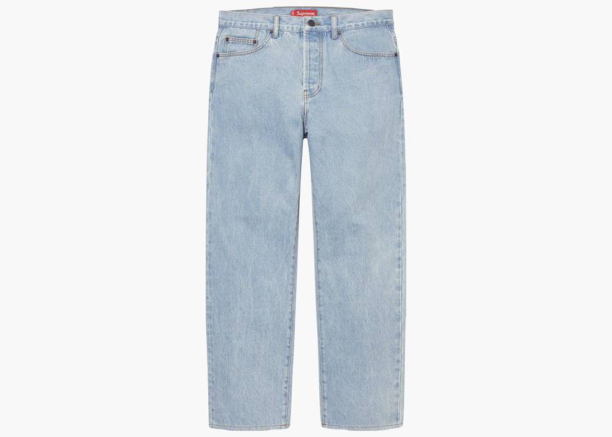 Supreme Regular Jean Washed Blue | Hype Clothinga