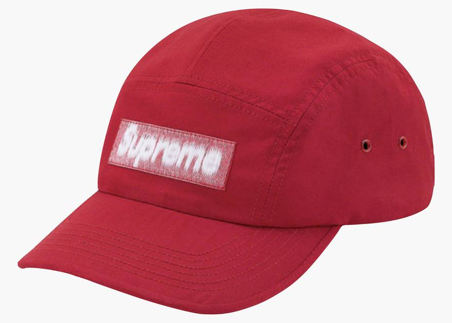 Supreme Mens Strap Logo Red White Hat Baseball Cap Adjustable Hat