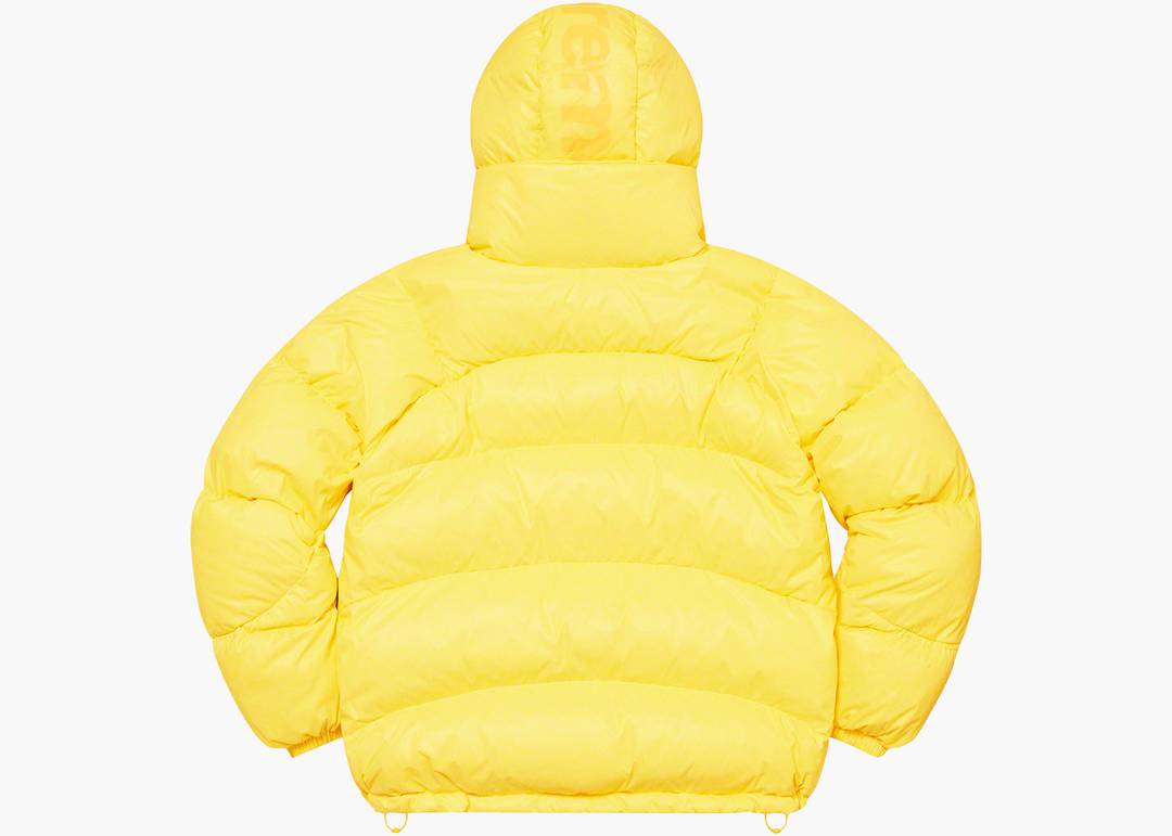 Supreme Woven Leather Varsity Jacket Yellow Men's - FW23 - US