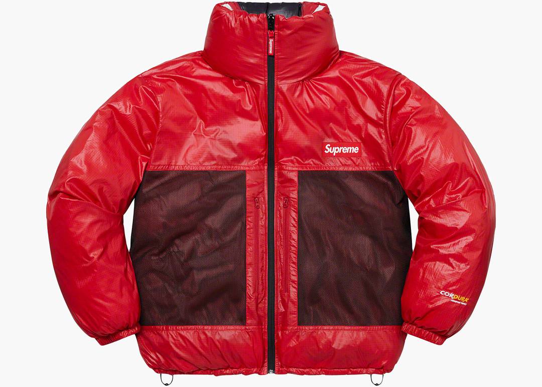 Supreme Reversible Featherweight Down Puffer Jacket Red | Hype