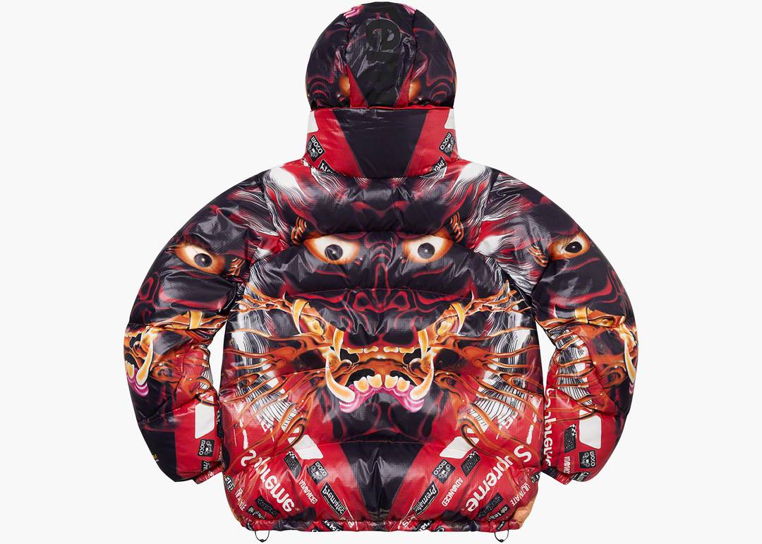 Supreme Reversible Featherweight Down Puffer Jacket Red