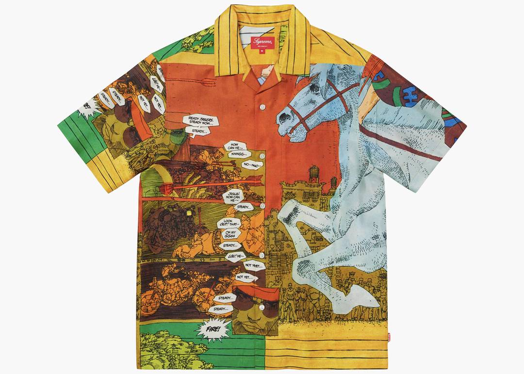 Supreme Ronin Silk S/S Shirt Gold